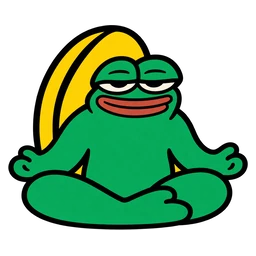 moin frog meditating