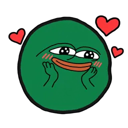 Blushing moin with hearts